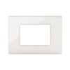 Ave 44PJ03AVR - Technopolymer plate Young S44, colour ivory - 3 Mod. 