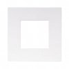 Ave 44PSME32BO - Smart Easy S44 Technopolymer Plate, White - Matte Finish - 2 Modules