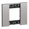 BTicino KA4802KS - Living Now 2-Module Steel Plate