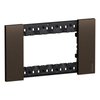 BTicino KA4804KB - Living Now 4-Module Bronze Plate