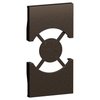 BTicino KB03 - Living Now Bronze P40 Italian Standard Socket Cover