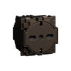 BTicino KB4140A16F - Living Now Bronze P40 16A Italian/German Standard Flat Socket