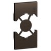 BTicino KB68 - Living Now 2-Module P40 Socket Cover + USB Bronze