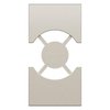 BTicino KC03 - Living Now 2-Module IT/GER Socket Cover, Champagne