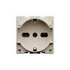 BTicino KC4140A16 - Italian Standard P40 Socket 2P+E 16A Living Now Champagne