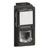 BTicino KG4258RJ11 - RJ11 socket black Living NOW