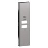BTicino KS13C - 1-module dual USB charger cover, Living Now steel finish