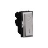 BTicino KS4002 - Living Now Steel Illuminated 2P 16AX Switch