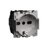 BTicino KS4140A16 - Italian Standard P40 Socket 2P+E 16A Living Now Steel