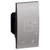 BTicino KS4691 - Living Now Steel Thermostat with Backlit Display