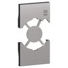 BTicino KS68 - Cover for KS4140A16USB Living Now, Steel