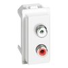 BTicino KW4269R - Living Now double RCA module