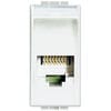 BTicino N4258/11N Living Light white telephone connector RJ11