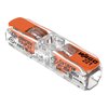 WAGO 221-2411 - 2-conductor inline lever connector, 4 mm², 221 Series