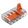 WAGO 221-415 - 5-Conductor Lever Connector, 4 mm², 221 Series
