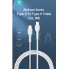 Devia DECACC543W - USB-C / USB-C cable 1 m 5 V 3 A, white