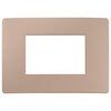 Vimar 14653U.18 - Plana Up 3M Plate, Matt Terracotta