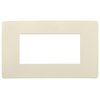 Vimar 14654U.12 - Plana Up 4M Plate, Matt Ivory
