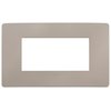 Vimar 14654U.15 - Plana Up 4M Plate, Matt Taupe